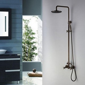 qin linyulongtou tub shower faucet antique brass b013wu1ig4