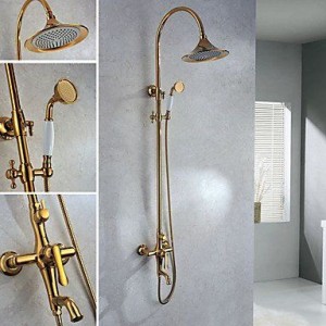 qin linyulongtou wall mount brass shower b013wuc8oa