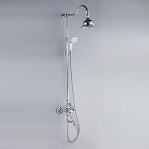 shower faucets chrome finish contemporary style with diameter 16cm shower b013wud1ri