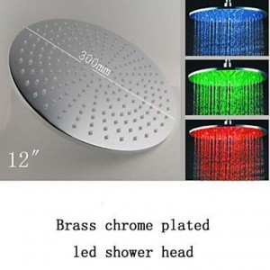 tom faucet 12 inch led chrome rain showerhead b015lqftpi