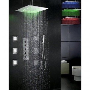 tom faucet 20 inch led water functions showerhead b015lq69km