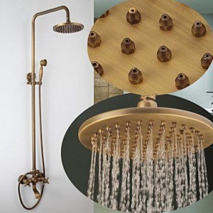 tom faucet antique brass mixer tap rain shower b015lqagwo