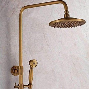 wckdjb 8 inch antique brass tub showerhead b015dmcijk