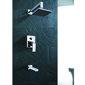 wckdjb contemporary wall mount showerhead b015dmozbe