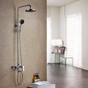 wckdjb single handle chrome brass rain shower b015dmmx1s