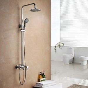 faucet shangdefeng chrome brass rain shower b0160njv32