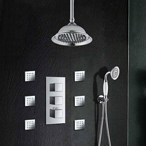 guoxian bathroom faucets thermostatic 8 Inch showerhead b013vxe7is