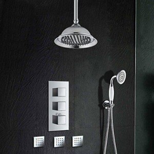 luci 8 inch thermostatic mixer chrome shower b015h8fjle