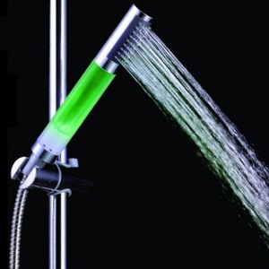 crazy genie led multicolor changing showerhead