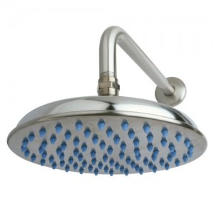 kingston brass trimscape showerscape rain shower 8 inch diameter brass showerhead with 12 inch shower arm k158a8ck