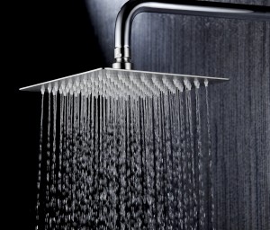 aquafaucet 6 inch modern square ultra thin sus304 stainless steel showerhead 7806 6