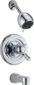 delta faucets classic monitor tub shower 1748 74