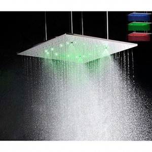 oxox 20 inch 304 atomizing and rainfall led 3 colors temperature sensitive bathroom 6525489158300