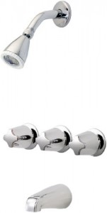pfister verve knob 3 handle shower faucet 001 3410