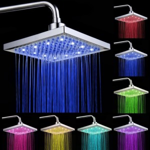 smartomni 8 inch color changing led rain showerhead