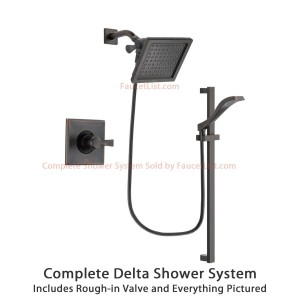 delta faucet 6 5 inch venetian bronze handheld shower dsp3118v