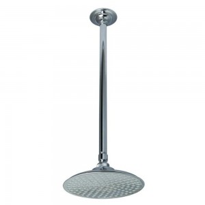 elements of design victorian 8 inch shower head with 17 inch ceiling support dk236k21