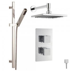 hudson reed twin thermostatic shower faucet 2 outlets