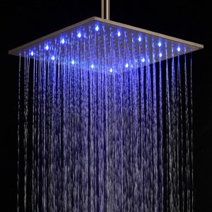 lightinthebox 16 inch led roman mixer rainfall showerhead