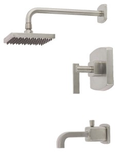 schon satin nickel faucet tub shower scts400sn