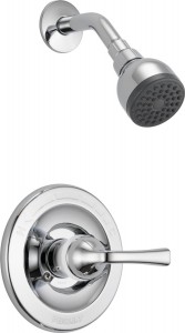 delta faucet foundations chrome tub shower trim b112900