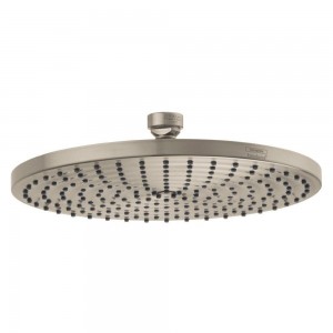 hansgrohe brushed downpour air showerhead 27474821