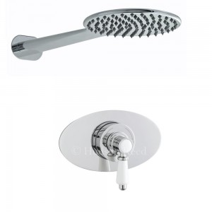 hudson reed neptune thermostatic rain style shower