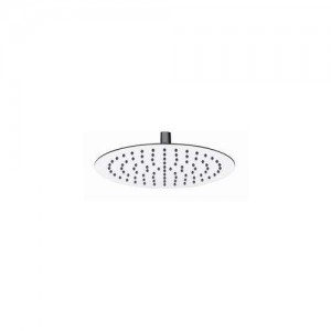 mirabelle 2 5 gpm single function round rain showerhead mirrs1025rcp