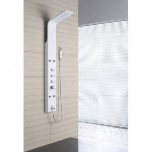 ove 4 jet white shower tower system osc 23