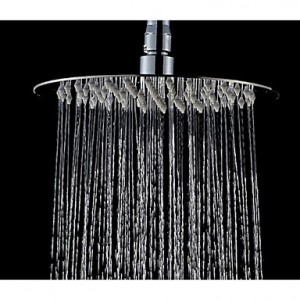 zq hy bathroom stainless steel rain shower 10 inch