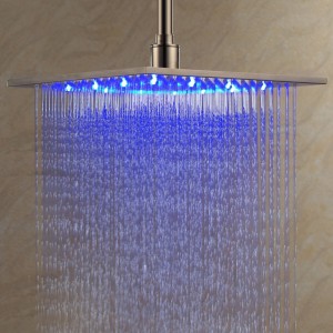 detroit bathware 12 inch led colors changing rain showerhead da158
