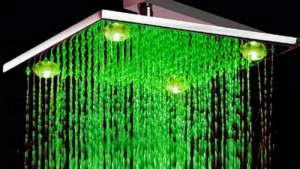 hai lighting 12 inch led rgb water saving rain showerhead