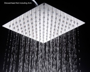 greenspring 8 inch chrome ultra thin rain showerhead