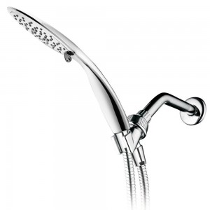 aquagenix luxury rainfall hand shower razor extra large 5
