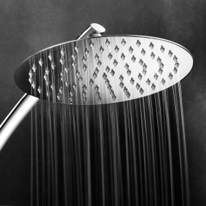 aquagenix rainfall shower head 10 inch razor premium stainless steel