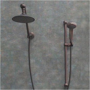 atlantis bronze rain shower handheld showerhead
