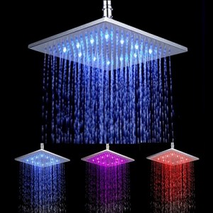 facilla 10 inch led color changing showerhead