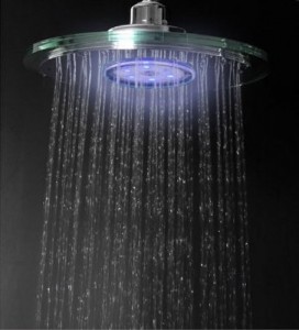 fire bird bathroom chrome led shower head 9 inch fb6023