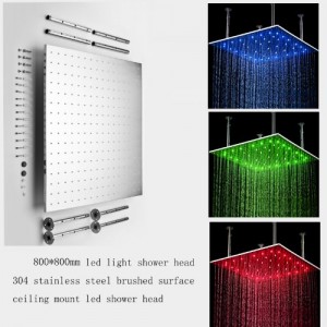 fontana showers 31 inch luxury led rain showerheads hdd896
