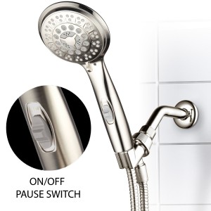 HotelSpa® 9-Setting Luxury Brushed with Patented On/Off Pause Switch