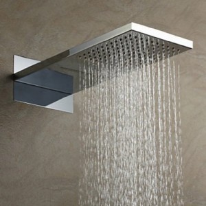 rozinsanitary brass chrome rain shower head 55×23cm