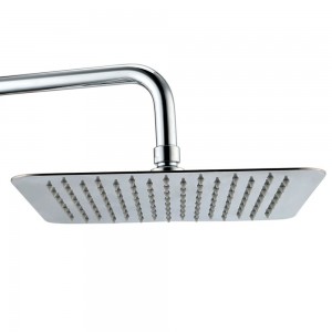 yakult square stainless steel showerhead ars1003 10 inch