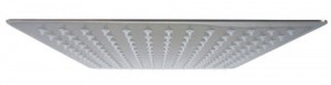 yodel 12 inch brushed stainless rainfall shower head