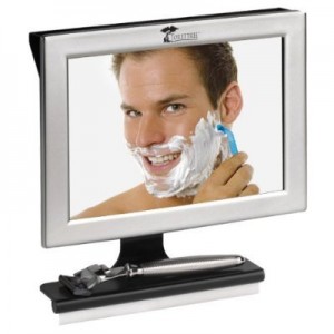 toilettree fogless shower mirror with squeegee