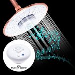mindful design bluetooth waterproof speaker rain showerhead