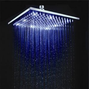 Detroit Bathware Ys-1692 8" LED Brass Rainfall Showerhead