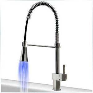Detroit Bathware DJ95412 LED Kitchen Sink Swivel Faucet